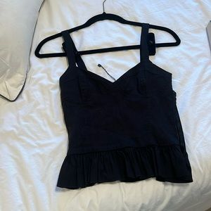 zara bustier tank